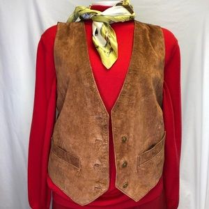 Women Runaway Bay suede vest, sz M